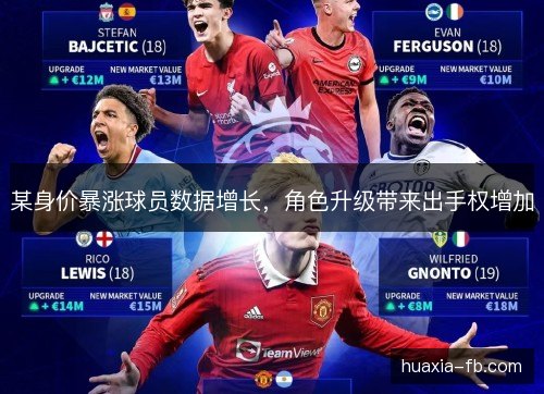 某身价暴涨球员数据增长，角色升级带来出手权增加